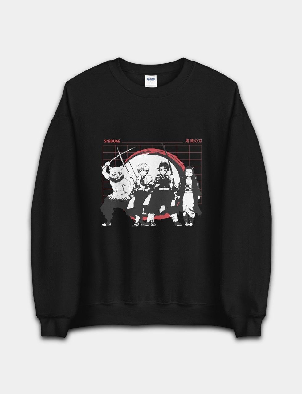 Demon Slayer Grid Sweatshirt